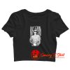 Kurt Cobain Stripes Grunge Crop Top Shirt