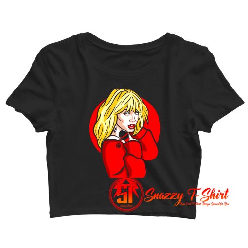 Kylie Minogue Cartoon Crop Top Shirt