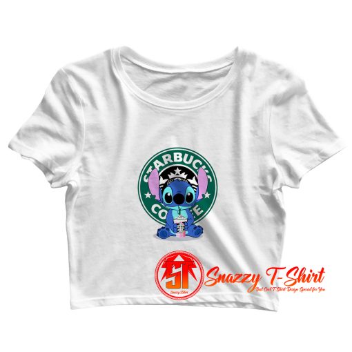 LIlo Stitch Starbucks Crop Top Shirt