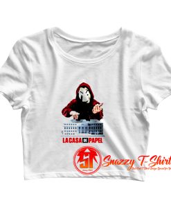 La Casa De Papel Graphic Crop Top Shirt