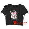 La Makina win twin Baseball Garv Sauce Crop Top Shirt
