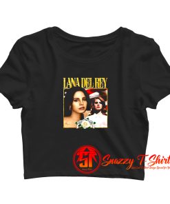 Lana Del Rey Vintage 90S Retro Rapper Crop Top Shirt
