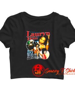 Lauryn Hill Tour Crop Top Shirt