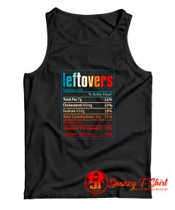 Leftovers Nutrition Facts Tank Top