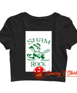 Leprechaun ShamRock St Patricks Day Crop Top Shirt