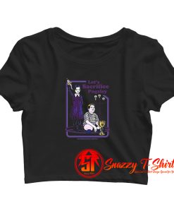 Lets Sacrifice Pugsley The Addams Family Crop Top Shirt