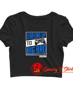 Leveling Up To Big Bro Crop Top Shirt