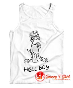 Lil Peep Bart Simpson Hell Boy Cute Tank Top