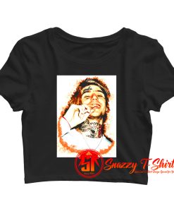 Lil Peep Watercolor Crop Top Shirt
