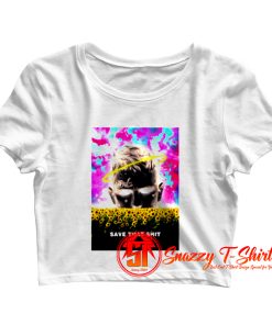Lil Peep surrealism sun flower Crop Top Shirt