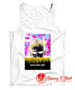 Lil Peep surrealism sun flower Tank Top