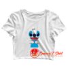 Lilo Stitch Face Crop Top Shirt