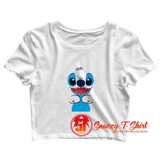 Lilo Stitch Face Crop Top Shirt