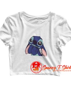 Lilo Stitch Meme Crop Top Shirt