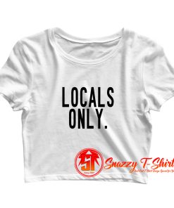 Locals Only Crop Top Shirt
