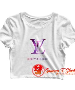 Lord Voldemort Funny Quotes Space Crop Top Shirt