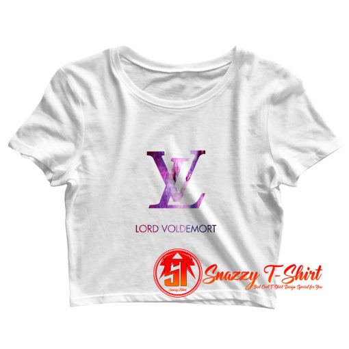 Lord Voldemort Funny Quotes Space Crop Top Shirt