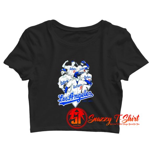Los Angeles Dodgers LA Champions Crop Top Shirt