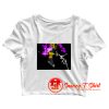 Los Angeles Lakers Championship Lebron James Smoking A Cigar Purple Yellow Smoke Crop Top Shirt