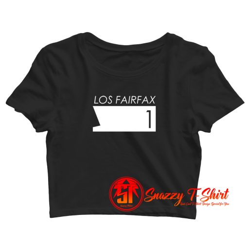 Los Fairfax Crop Top Shirt