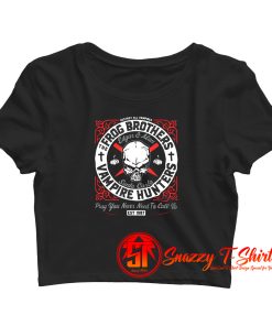 Lost Boys The Frog Brothers Vampire Hunters Edgar Alan Frog Crop Top Shirt