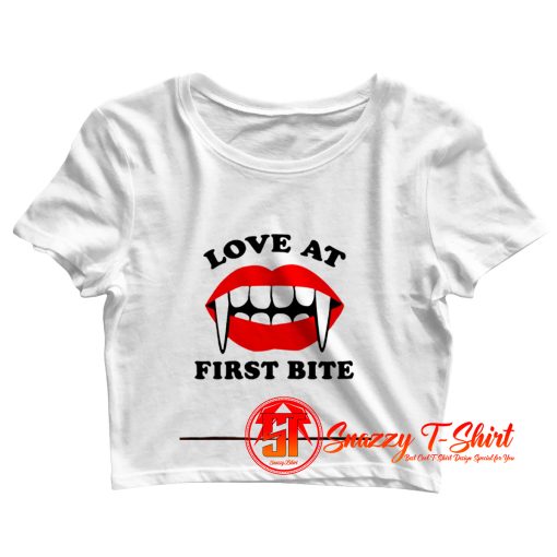 Love At First Bite Crop Top Shirt