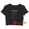 Love Equation Crop Top Shirt