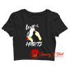 Love Hurts Parrot Crop Top Shirt