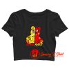 Love and Hate Bear Crop Top Shirt