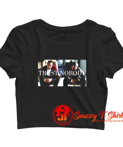 MITCH ACE Trust Nobody Crop Top Shirt