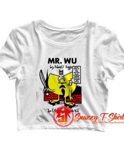 MR. WU Wu Tang Clan Baseball Crop Top Shirt