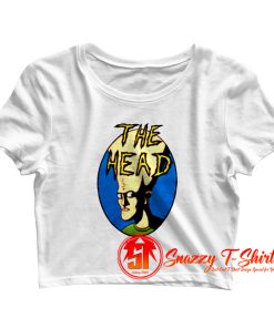 MTV The Head Liquid Television Oddities 90s Crop Top Shirt