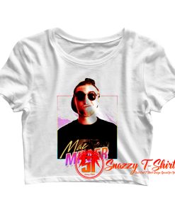 Mac Miller 80s Design Crop Top Shirt