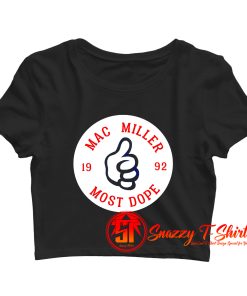 Mac Miller Most Dope Circle Logo Crop Top Shirt
