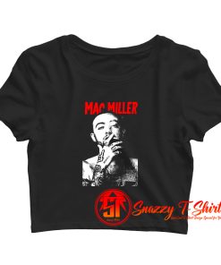 Mac Miller Noir On The Scene Crop Top Shirt