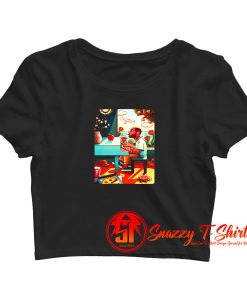 Mac Miller Piano Cartooon Cool Crop Top Shirt