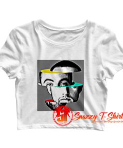 Mac Miller head Crop Top Shirt