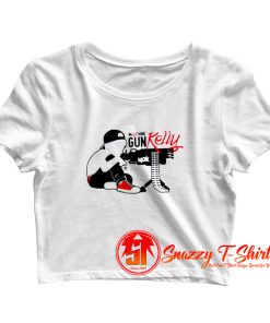 Machine Gun Kelly Boy White Crop Top Shirt
