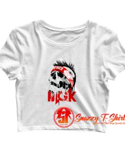 Machine Gun Kelly Invincible Skeleton Official Crop Top Shirt