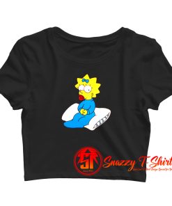 Maggie The Simpsons Crop Top Shirt
