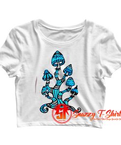 Magic Mushrooms Crop Top Shirt