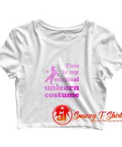 Magical Unicorn Costume Crop Top Shirt
