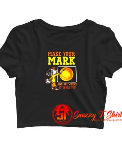 Make Your Mark Child Birthday Crop Top Shirt