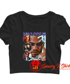 Malcolm X Bootleg Rap Crop Top Shirt