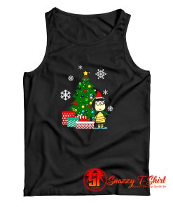 Marcie Peanuts Around The Christmas Tree Tank Top
