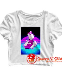 Marge Retro 80s BG Crop Top Shirt