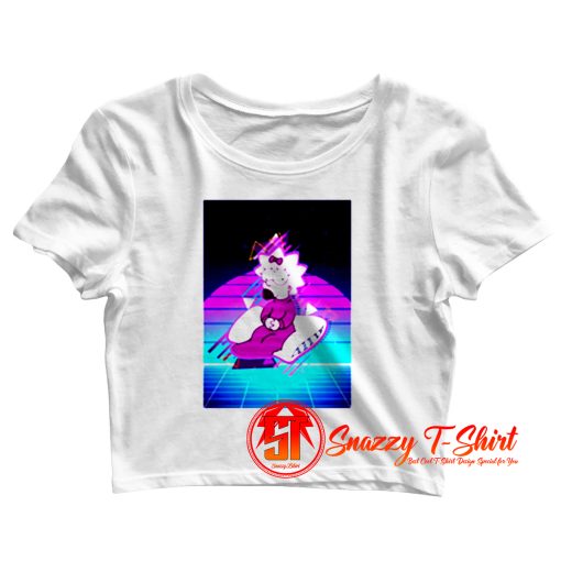 Marge Retro 80s BG Crop Top Shirt