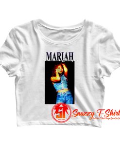Mariah Carey In Jeans Crop Top Shirt