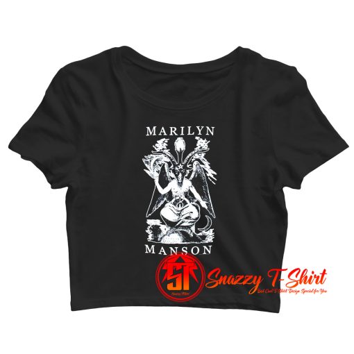 Marilyn Manson Bigger Than Satan Crop Top Shirt