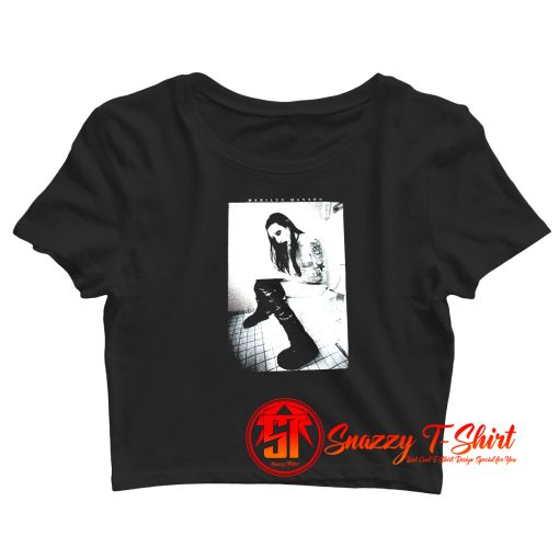 Marilyn Manson Titan Of The Toilet Crop Top Shirt